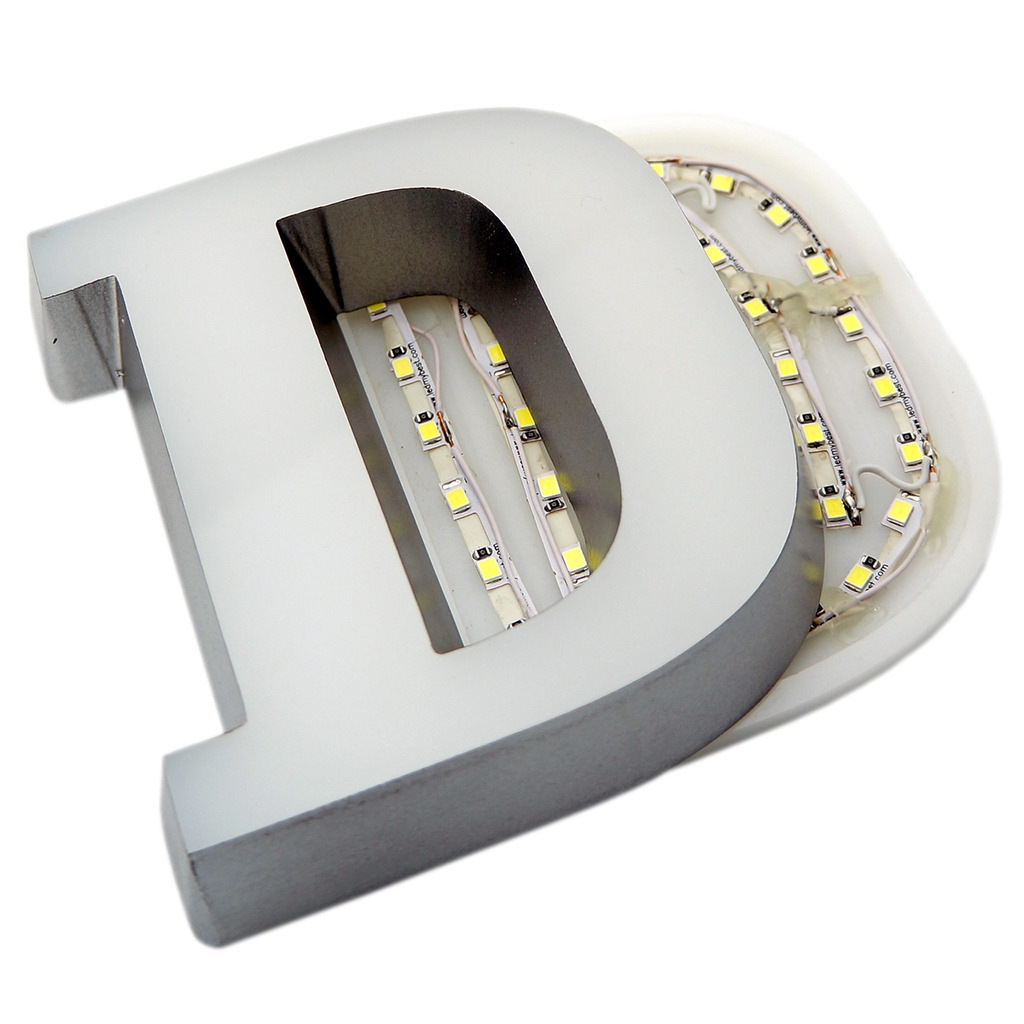 Face Lit Acrylic Light Sign